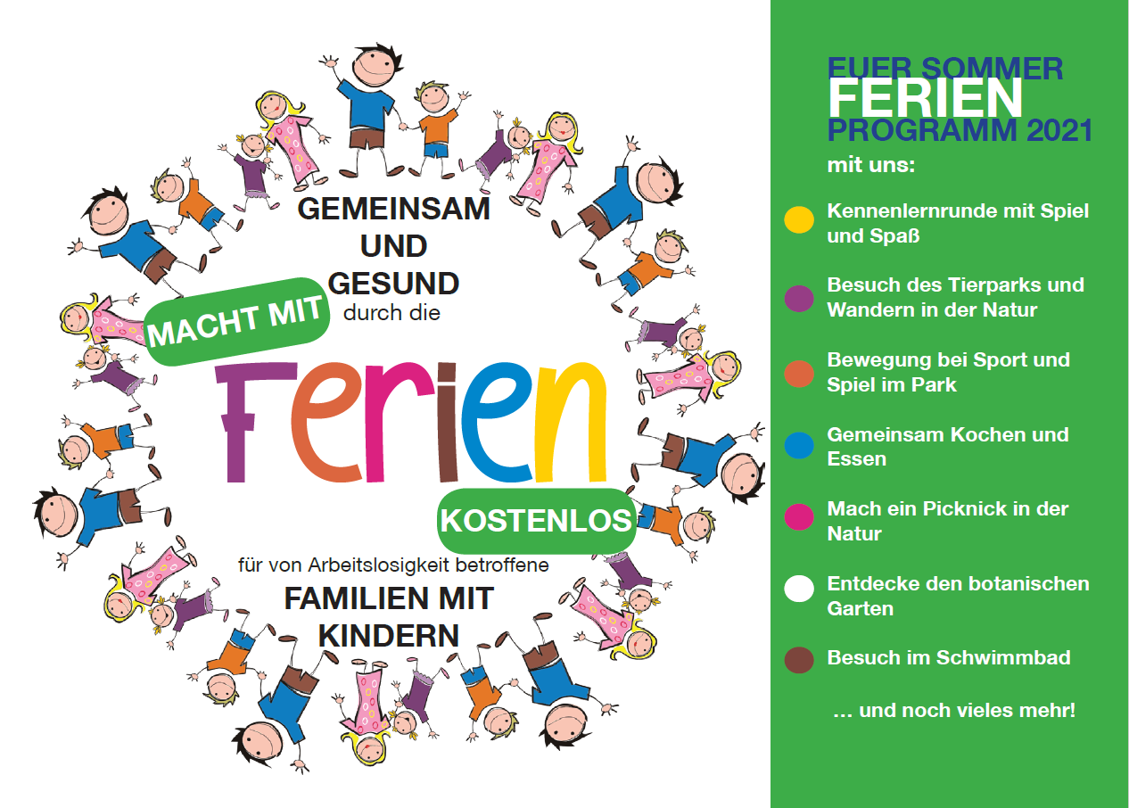 Link zum Flyer Gemeinsam und Gesund durch die Ferien